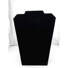 Black velvet jewelry displays, set of 7