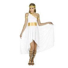 Partyholic Woman's Greek Goddess Costume - Medium 8-10 