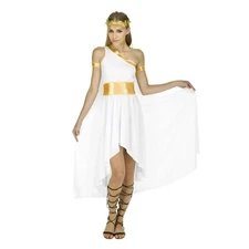 Partyholic Woman's Greek Goddess Costume - Medium (8-10)