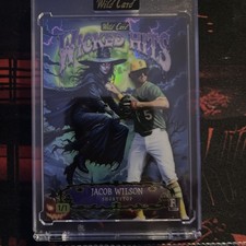 2025 Wild Card Wicked Hits Jacob Wilson 1/1  One Of One C4HBW-JW (RC)
