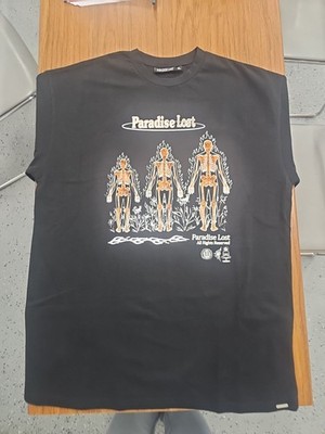 PARADISE LOST '' ALL RIGHTS RESERVED'' PREMIUM TEE MEN'S SIZE XL BLACK SKELETONS 