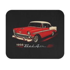 1956 Chevy Bel Air Mouse Pad Classic Car Vintage Retro Desk Mat Gift