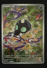 Shroodle 149/132 Me01: Mega Evoluzione Holo IR Illustrazione Carta Pokemon Rara NM