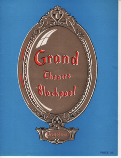 BLACKPOOL GRAND 1953 'CARL ROSA OPERA' FIRST WEEK PROGRAMME.