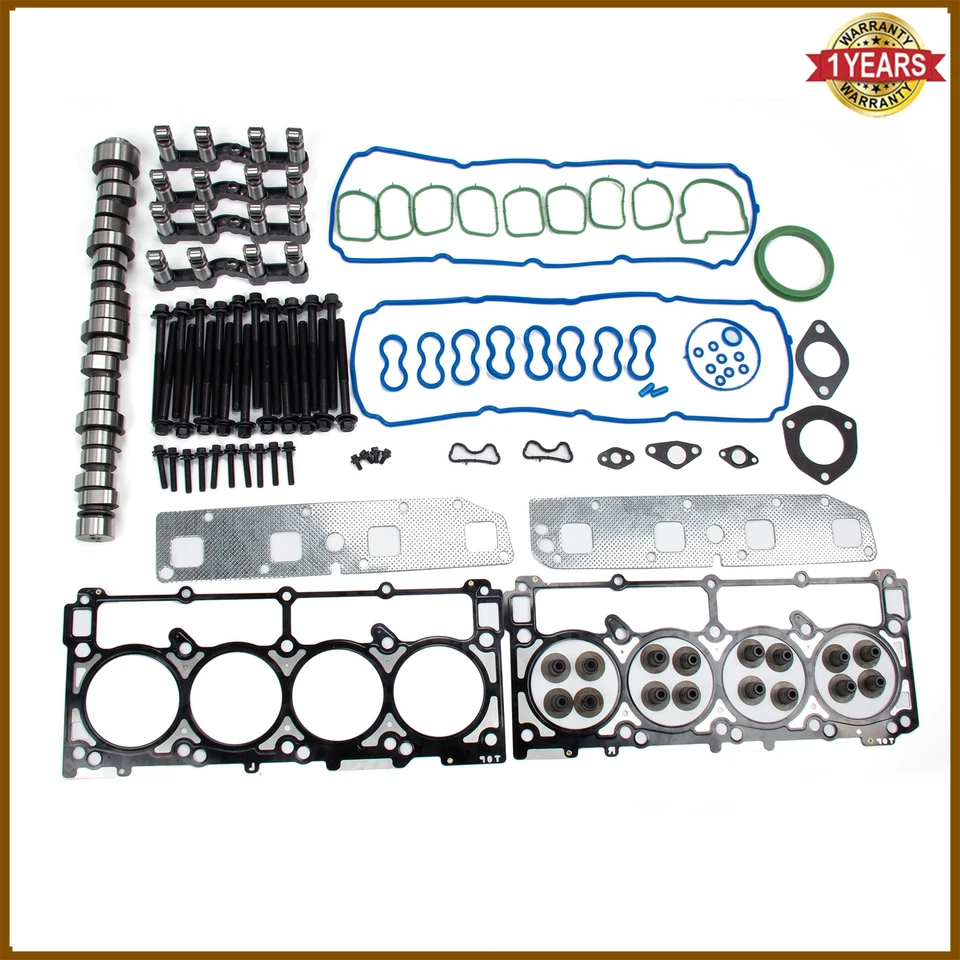 Kit de juntas de cabeza de árbol de levas y elevadores NO MDS para Dodge Durango Ram 1500 5,7 L Hemi Foto 4 de 4