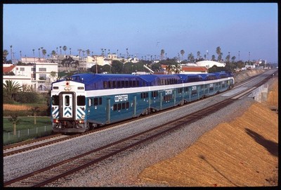 Original Rail Slide - Coaster 2302+ San Diego CA no date - NON Kodak Film