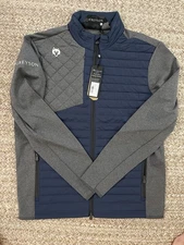 Rare NWT Greyson Tour Issue Yukon Hybrid Jacket, Size Large Color Sea