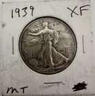 1939 Walking Liberty Silver Half Dollar XF Condition