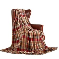 Plaid Throw Blanket UltraPlush Soft Oversized Couch Travel Love Urban 50x60"