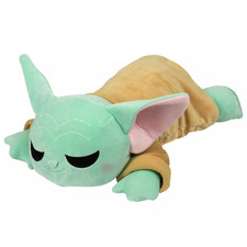 Disney Sleeping Baby Yoda Grogu Cuddleez Plush Star Wars Mandalorian 23   L NEW