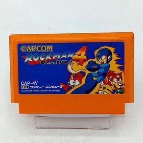 Mega Man 4 Nintendo Famicom NES FC Capcom Action Game Japan NTSC-J Tested