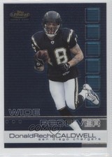 2002 Topps Finest Donald Reche Caldwell #82 0y5
