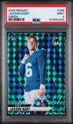 2025 Mosaic Jaxson Dart PSA 9 Green Prizm Variation. New York Giants