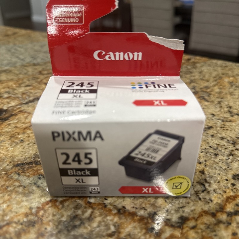 New Genuine Canon PG-245XL FINE Black Ink Cartridge OP PIXMA iP2820