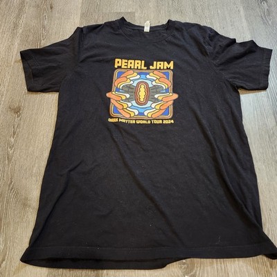 Pearl Jam Dark Matter 2024 World Tour T-Shirt Official Merch Black