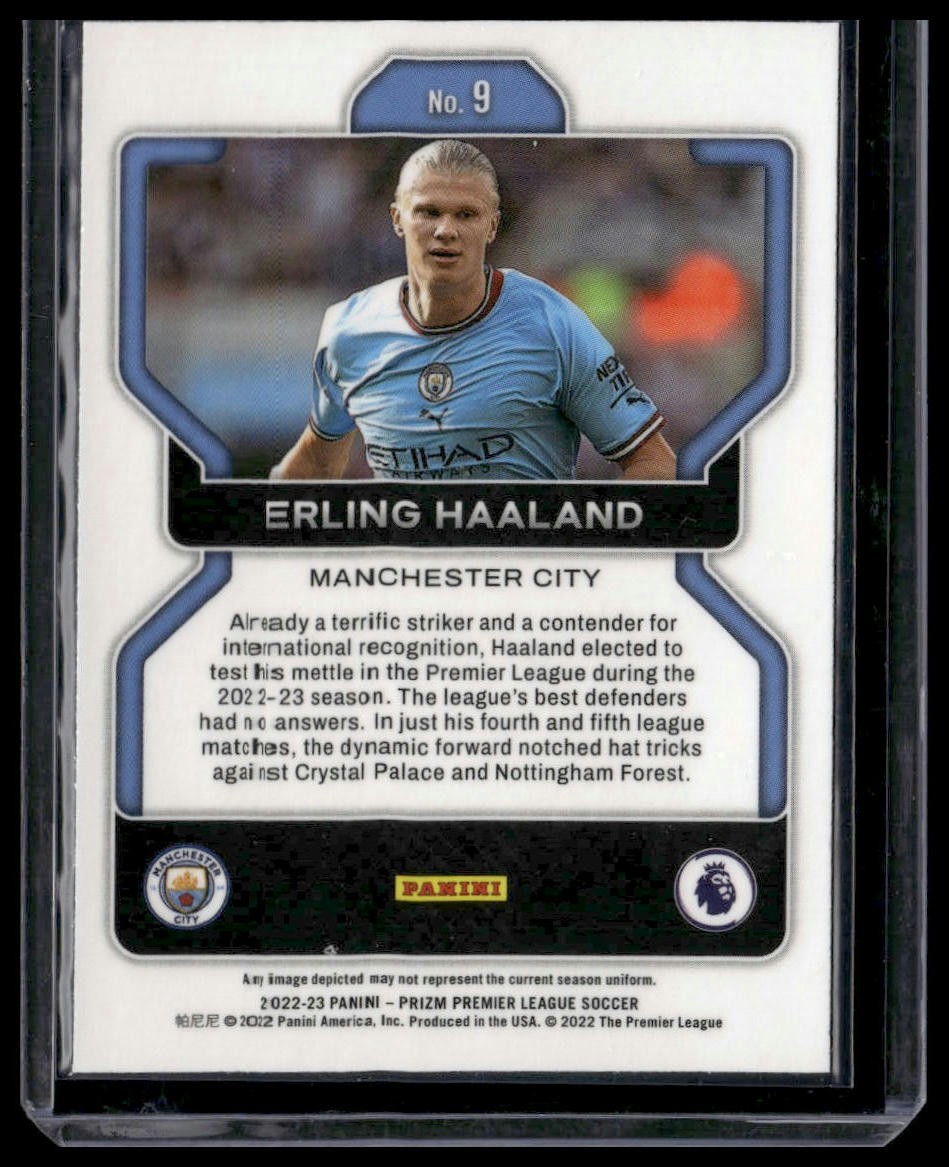 ERLING HAALAND 2022-23 Panini Prizm Premier League #9 view 2
