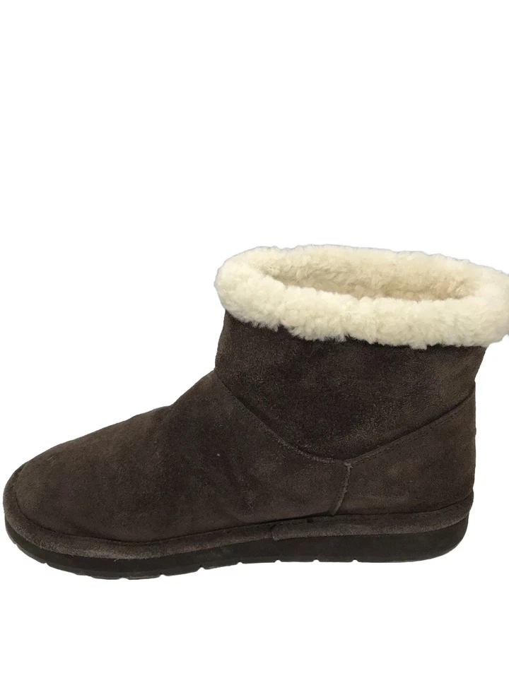 Michael Kors MK Piel de Oveja Botín de Invierno Tobillo Marrón Gamuza BOTA DERECHA SOLO 9M Foto 4 de 4