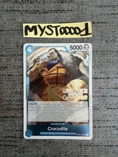 One Piece Crocodile Card OP07-040 Promo Stamped JUDGE English