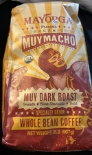 Mayorga Muy Macho, USDA Organic, Muy Dark Roast, Whole Bean Coffee, 2lb 5/26
