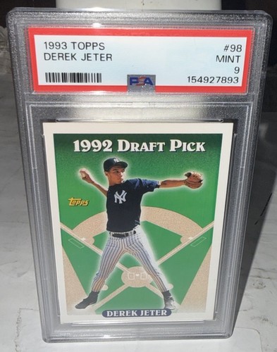 1993 Topps Derek Jeter #98 PSA 9 Mint Rookie RC New York Yankees 1992 Draft Pick