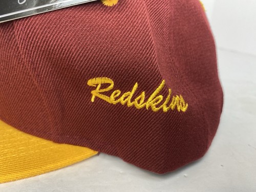 Cappello/Cappello Snapback Classico Vintage Throwback Washington Redskins Logo Snapback NUOVO - Foto 3 di 4