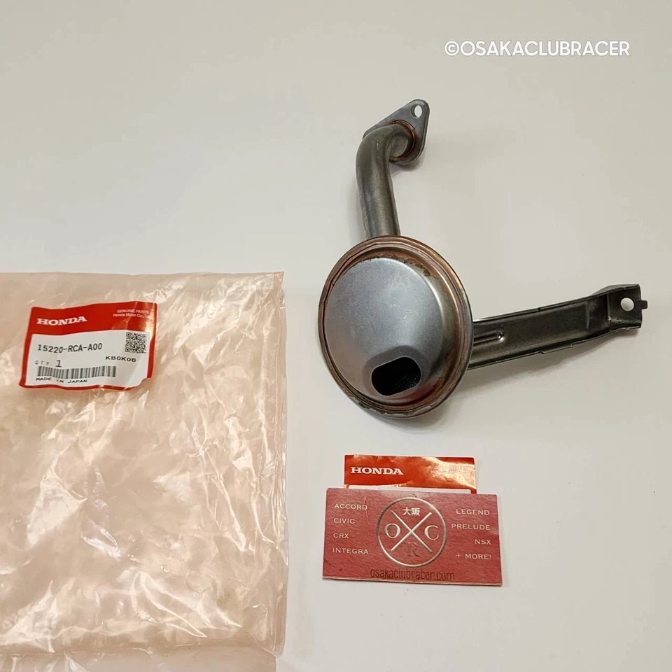 Genuine OEM 01-06 Acura MDX Oil Strainer Pickup Assembly NEW 15220-RCA-A00 OE - Image 2 of 4