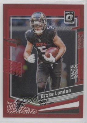 2023 Panini Donruss Optic Red Prizm 7/99 Drake London #10 1n3s