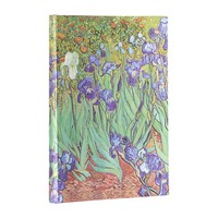 Paperblanks Van Gogh's Irises Sketchbook Grande Elastic Band Closure 112 Pg...