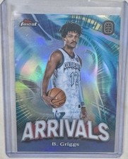 2022-23 Bryce Griggs Topps Finest Overtime Elite Arrivals Rookie - Cold Hearts