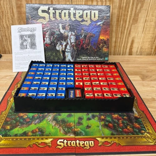 VTG 1999 Stratego Board Game Milton Hasbro Capture The Flag Strategy Battle READ