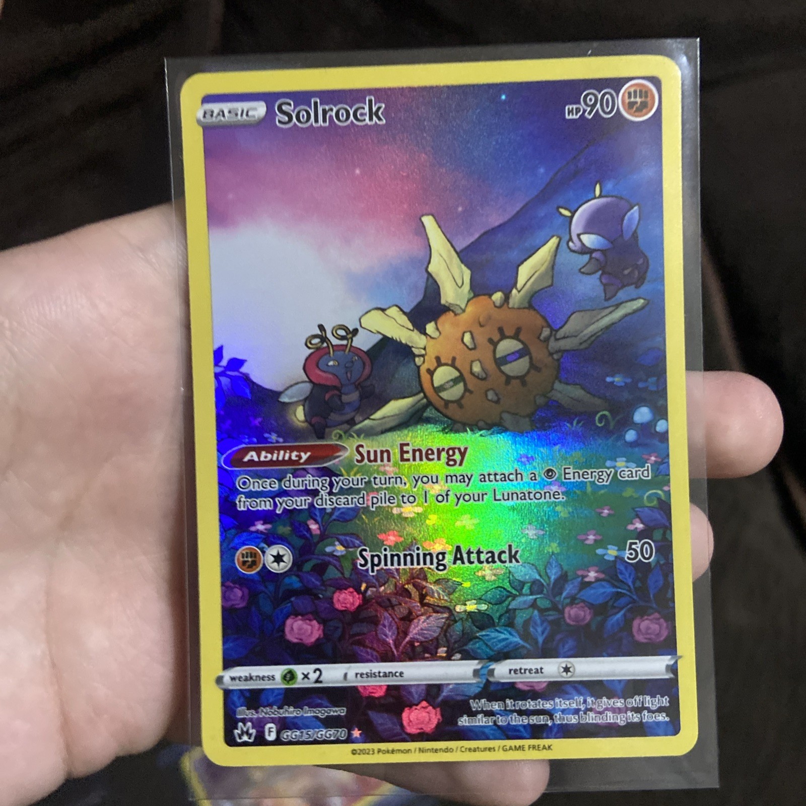 Solrock GG15/GG70 Crown Zenith: Galarian Gallery Pokemon TCG Near Mint NM