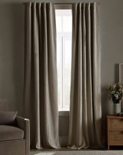 NWOT Quince Set 2 48 x 84 Flax Linen Curtain ...