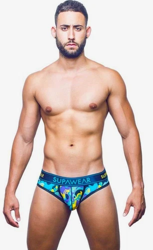 Supawear Gooey Sprint Brief Blue: U22SPGB - Size: Med, Large & X-Large - Picture 17 of 24