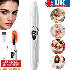 Electric USB Rechargeable Heated Eyelash Curler Long Lasting Makeup Tool 60~90℃
