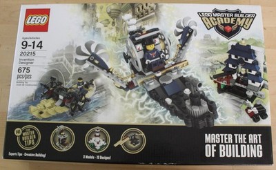 NEW/SEALED/SHELF WEAR LEGO Master Builder Academy 20215 Invention Designer 2013