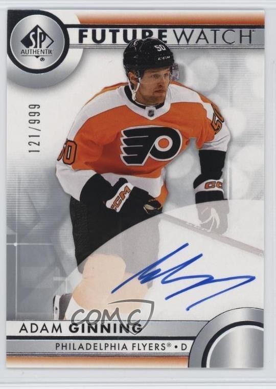 2023-24 SP Authentic Auto Future Watch 121/999 Adam Ginning #146 Auto 0xr1