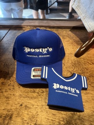 Post Malone Posty s Bar Nashville TN Exclusive Trucker Hat + Coozie F-1 Trillion