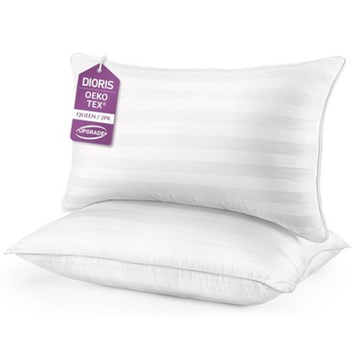 Pillows Queen Size Set of 2 - Luxury Supportive Bed Pillows for Sleeping, Hot...
