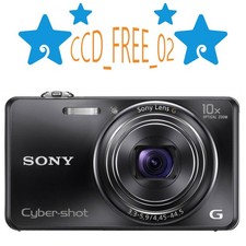 SONY Cyber Shot DSC-WX100 Digital Camera 18.2MP 10x Optical Zoom AF Lock Black