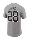 NEW Men’s Nike NFL Las Vegas Raiders #28 Josh Jacobs Jersey Shirt Grey Size Med — photo 2