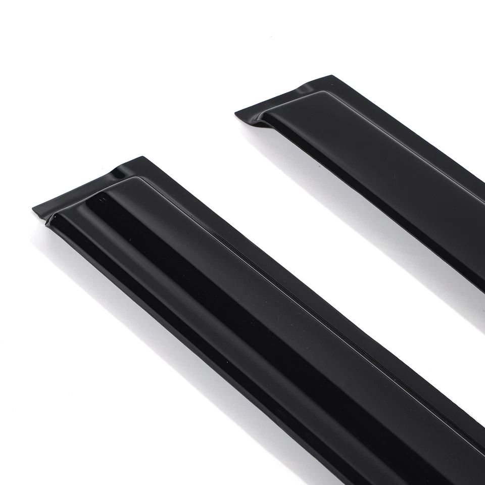 Black Set of 4 Window Visors Sun Rain Guards Deflector For 2018-23 Honda Odyssey - Image 4 of 4