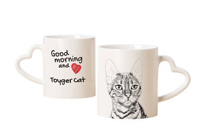 Toyger mug with a cat good morning sweetheart Art-Dog
