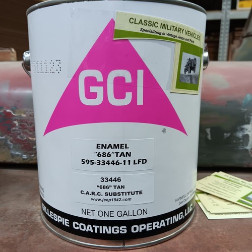 Gillespie Military Paint 33446 686 CARC Desert Tan Substitute 1 Gallon