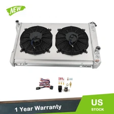 For 82-92 Chevy Camaro Pontiac Firebird 3 Row Radiator+Shroud Fan+Thermostat Kit