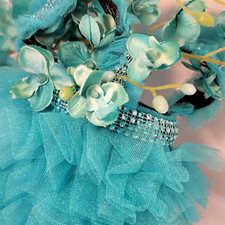Sale Girl/Women Teen Light Blue Tutu,Ruffle,Princess, Prom, Fancy, Wedding Purse