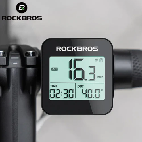 RockBros Fahrradcomputer Drahtlos Tachometer GPS, IPX6 Fahrrad Kilometerzähler - Bild 1 von 18