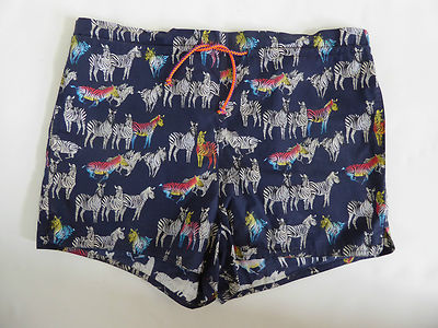 Vintage - Versace - Zebra Print Draw String Shorts - 34 Waist - Made in Italy