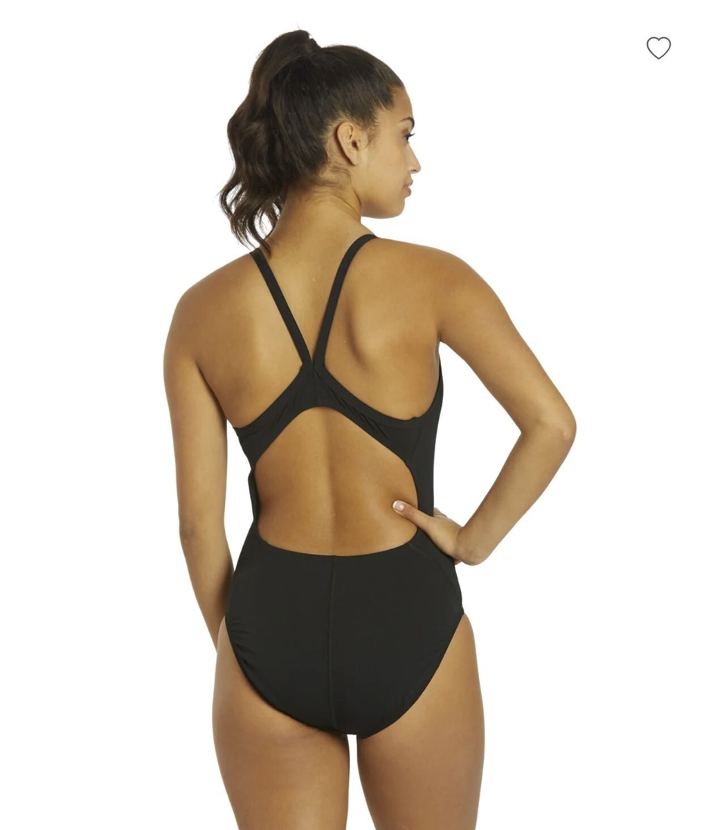 New NWT NIKE One-Piece Swimsuit Black, Size Women's 38 (12 New NWT NIKE One-Piece Swimsuit Black, Size Women's 38 (12