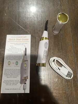 Grande Cosmetics LASH-LIFT Heated Lash Curler Rechargeable Opened Box