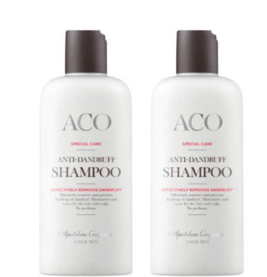 2pcs 200ml ACO Special Care Anti-Dandruff Shampoo   Unscented, Gentle  Effective